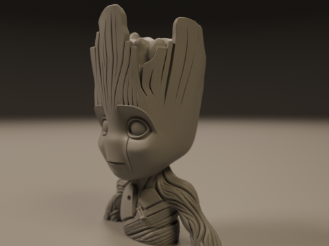 Baby Groot Modello di stampa 3D