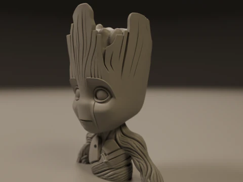 Baby Groot 3D Print Model