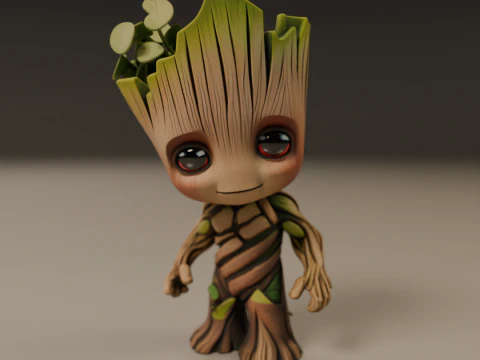 Baby Groot 3D Print Model