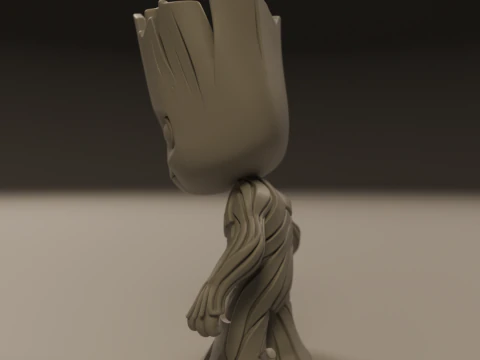 Baby Groot 3D Print Model