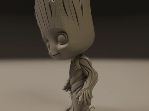 Baby Groot 3D Print Model