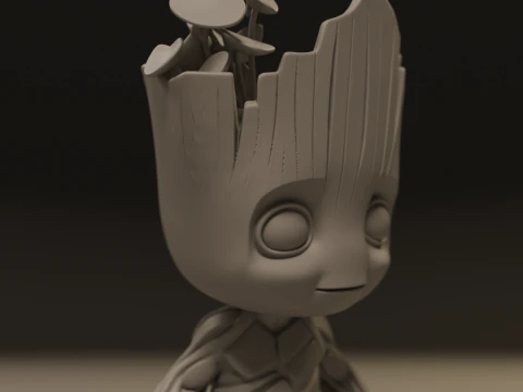 Baby Groot 3D Print Model