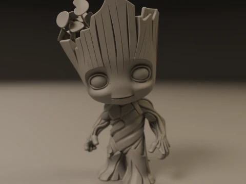 Baby Groot 3D Print Model