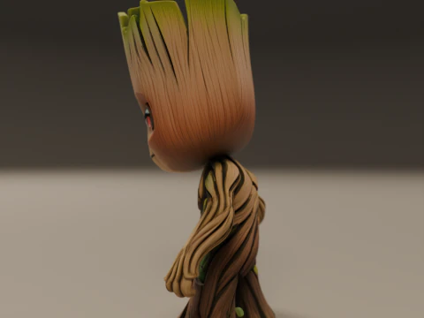 Baby Groot 3D Print Model