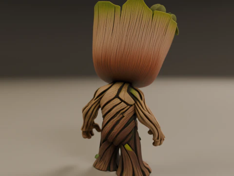 Baby Groot 3D Print Model