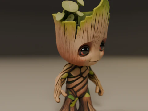 Baby Groot 3D Print Model