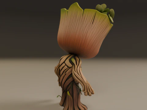 Baby Groot 3D Print Model