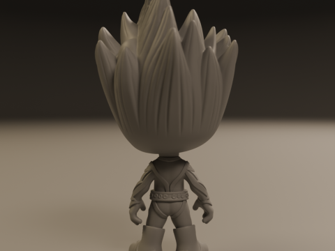 Baby Groot Modelo de Impressão 3D