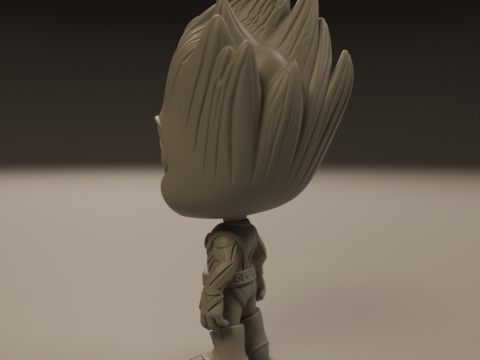 Baby Groot Modelo de Impressão 3D