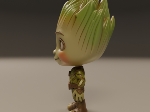 Baby Groot Modelo de Impressão 3D