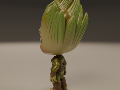 Baby Groot Modelo de Impressão 3D