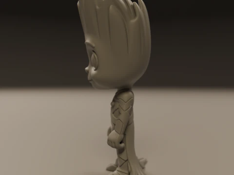 Baby groot 3D Print Model