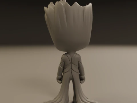 Baby groot 3D Print Model