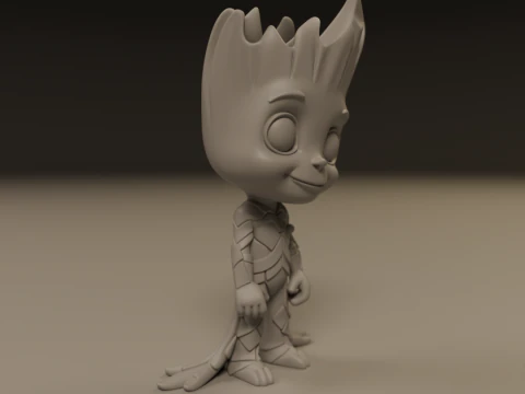 Baby groot 3D Print Model