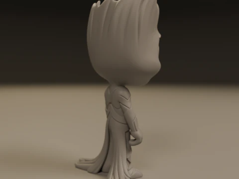 Baby groot 3D Print Model