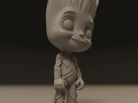 Baby groot 3D Print Model