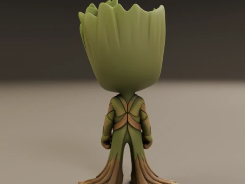 Baby groot 3D Print Model