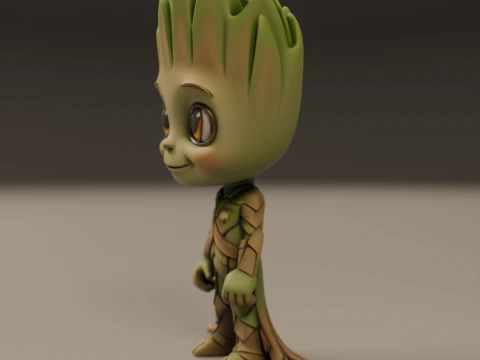 Baby groot 3D Print Model