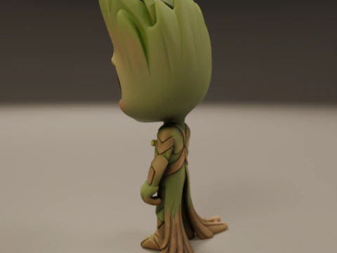 Baby groot 3D Print Model
