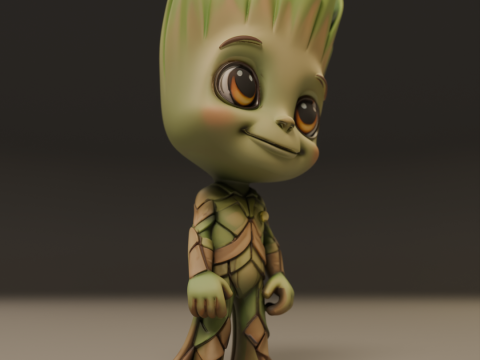 Baby groot Modelo de impresión 3D