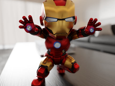 Baby iron man Modello di stampa 3D
