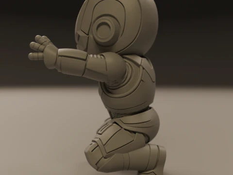 Baby iron man 3D Print Model