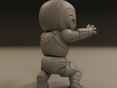 Baby iron man 3D Print Model