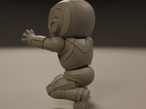 Baby iron man 3D Print Model