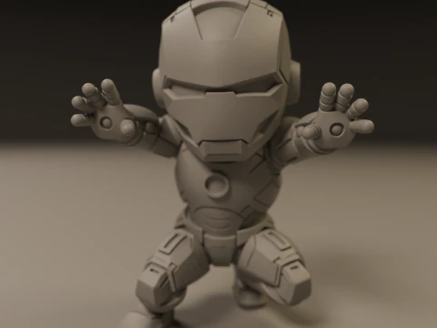 Baby iron man 3D Print Model