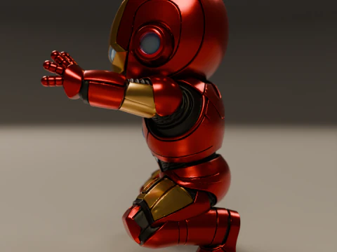 Baby iron man 3D Print Model