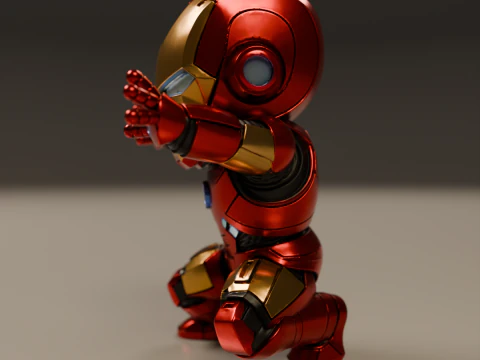 Baby iron man 3D Print Model