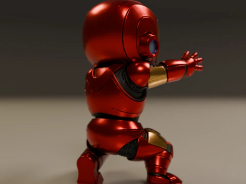 Baby iron man 3D Print Model