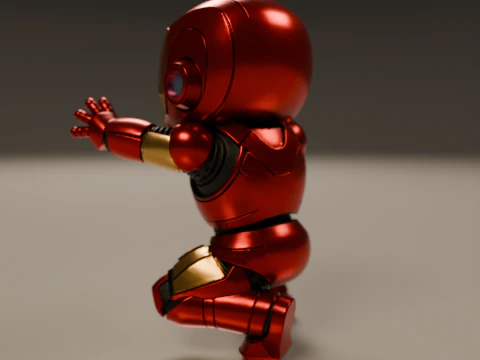 Baby iron man 3D Print Model