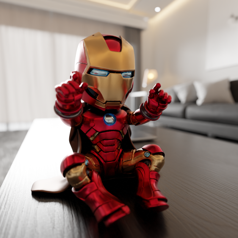 Baby iron man Modèles 3D en vedette .c4d .max .obj .3ds .fbx .stl .blend