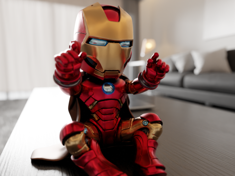 Baby iron man 3D Print Model
