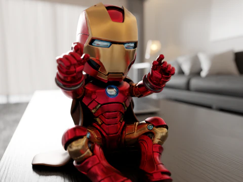 Baby iron man 3D Print Model