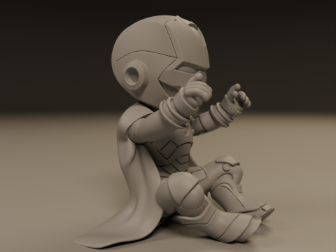 Baby iron man Modèles 3D en vedette