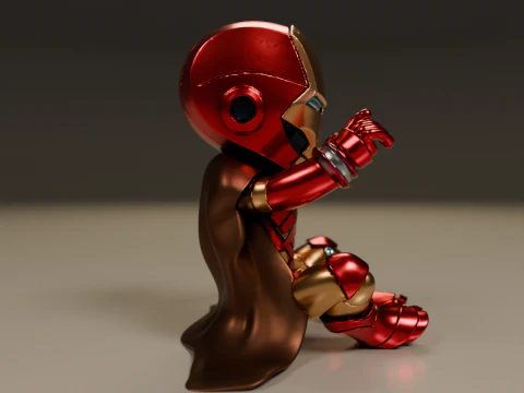 Baby iron man 3D Print Model
