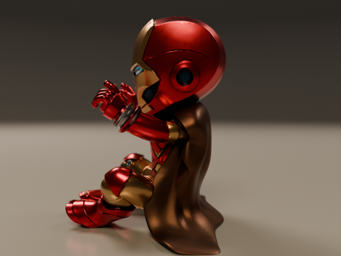 Baby iron man Modèles 3D en vedette