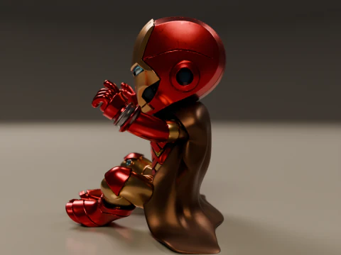 Baby iron man 3D Print Model