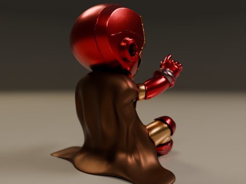 Baby iron man Modèles 3D en vedette
