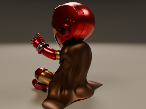 Baby iron man Modèles 3D en vedette