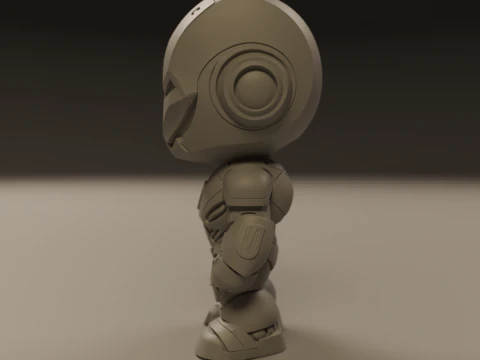 Baby iron man 3D Print Model