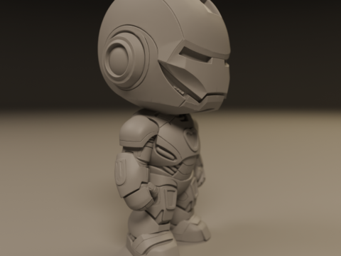 Baby iron man Modelo de Impressão 3D