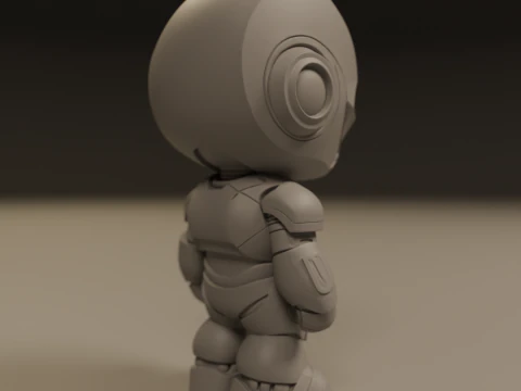 Baby iron man 3D Print Model