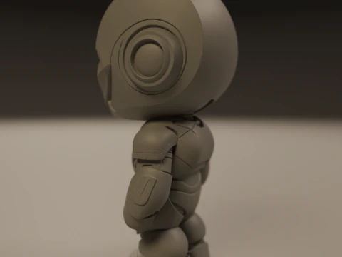 Baby iron man 3D Print Model