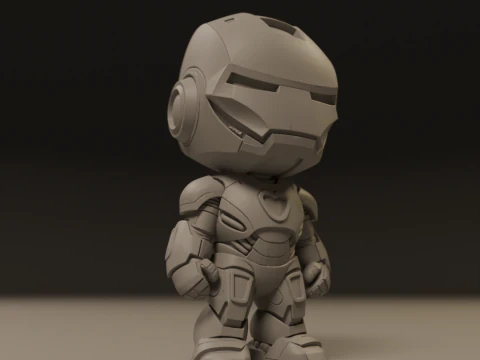 Baby iron man 3D Print Model