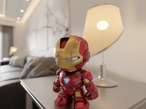 Baby iron man 3D Print Model