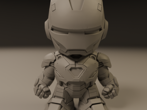 Baby iron man 3D 打印模型