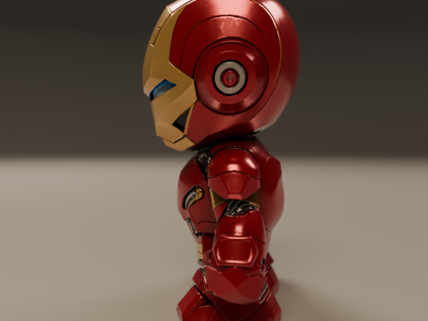 Baby iron man 3D 打印模型